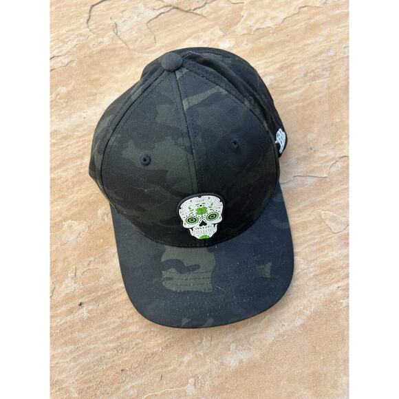 Branded Bills Baseball Cap Black Camo L XL Adjustable Performance 500 - Picture 1 of 3